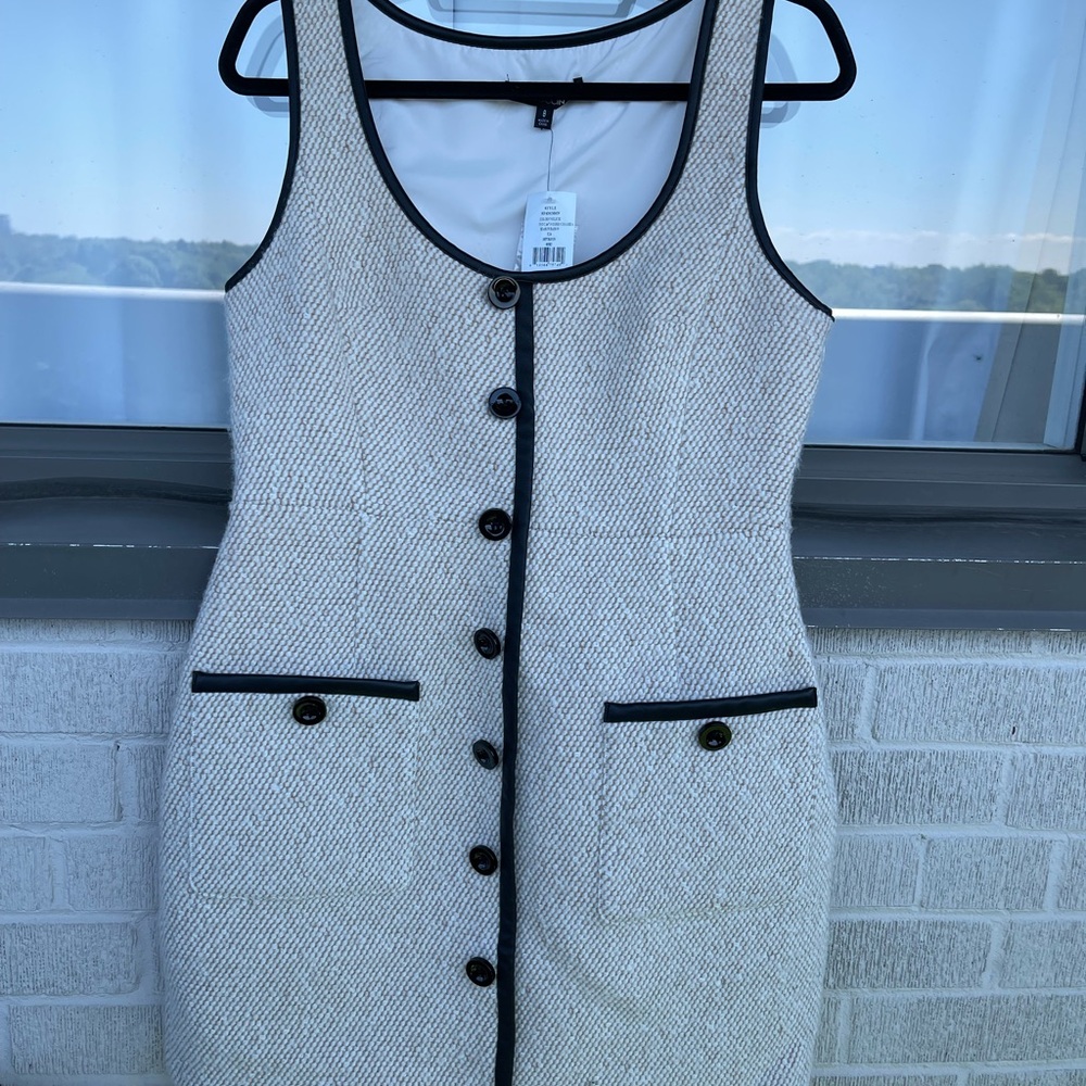 Gray Scoop Neck Sleeveless Sheath Midi Dress Work